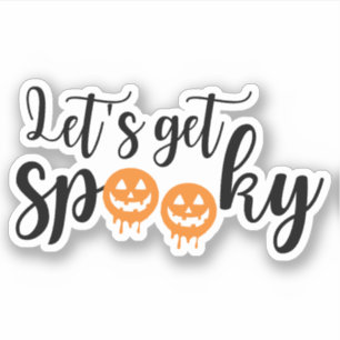 Let's Get Spooky Halloween Jack-o-lanterns