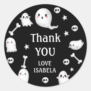 Let's Get Spooky,Halloween party Classic Round Sticker