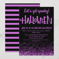 LET'S GET SPOOKY HALLOWEEN PARTY INVITATION