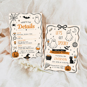 Let's Get Spooky Halloween Party Invitation