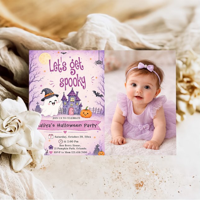 Let's get spooky Halloween Party Invitation (Creator Uploaded)