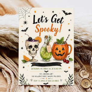 Let's Get Spooky Halloween Party Invitation
