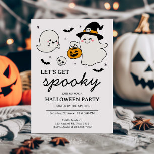 Let's Get Spooky Halloween Party Invitation