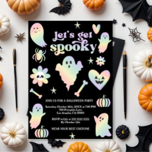  Let's Get Spooky,Halloween party Invitation