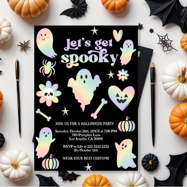  Let's Get Spooky,Halloween party Invitation (Creator Uploaded)