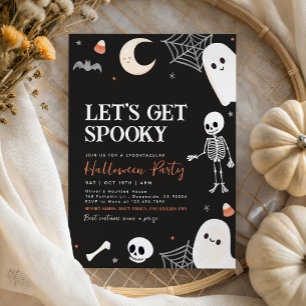 Let's Get Spooky Halloween Party Invitation