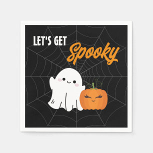 Let's Get Spooky Halloween Party Napkin
