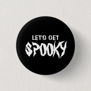 Let's Get Spooky Halloween T-Shirt 3 Cm Round Badge