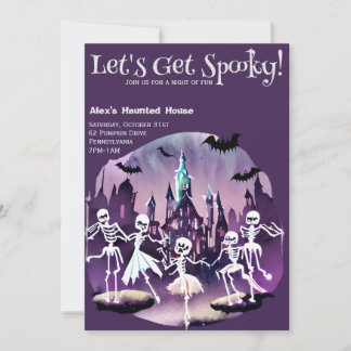 Lets Get Spooky Invitation