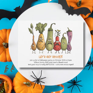 LET'S GET SPOOKY kids Halloween  Invitation