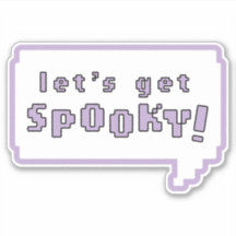 "Let's Get Spooky!" Pastel Goth Sticker