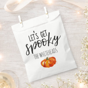 Let's get Spooky Pumpkin Halloween Favour Bags