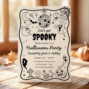 Let's Get Spooky Spooktacular Halloween Party Invitation