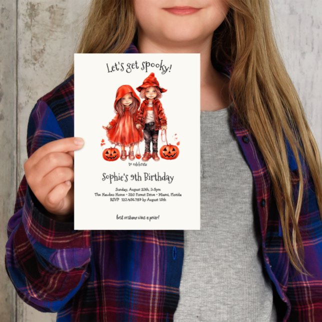 Let's get spooky! Spooktacular kids birthday party Invitation (Creator Uploaded)