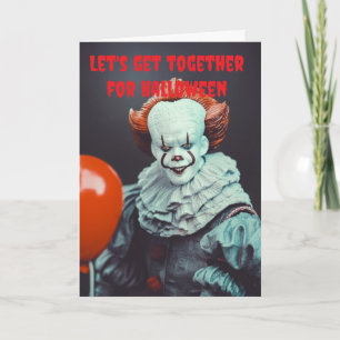 Let's get together for Halloween. Card