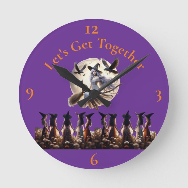 Let's Get Together Thunder_Cove Round Clock (Front)