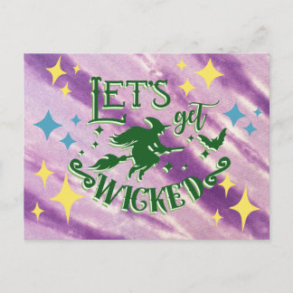 Let's Get Wicked Postcard