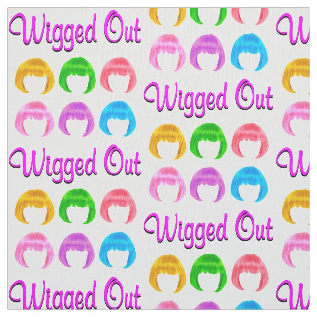 LET'S GET WIGGED OUT, HAIR STYLIST FABRIC (Swatch)