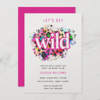 Let's Get Wild Animal Print Bachelorette Party