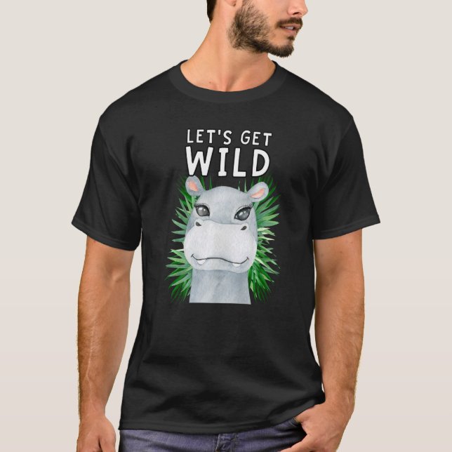 Let's Get Wild Zoo Animals Safari Party At The Zoo T-Shirt (Front)