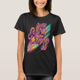 Let's Glow Crazy Glow Dance Party 80s Retro Costum T-Shirt