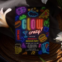 Let's GLOW Crazy' Neon Casino Bachelor Party