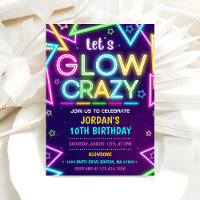 Let's GLOW Crazy Neon Colourful Birthday Party