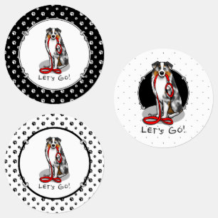 Let's Go! Australian Shepherd (blue merle tan/w 1)