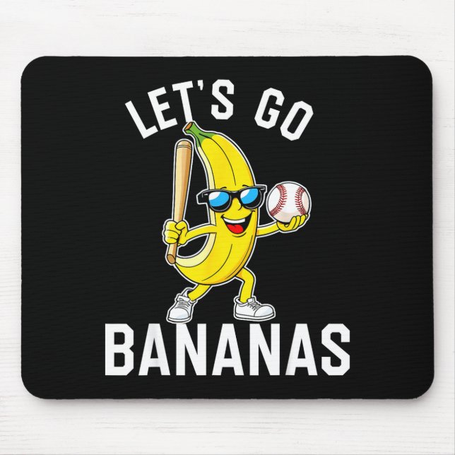 Let's go banana  mouse mat (Front)