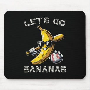 Lets Go Banana Retro Boys Kids Men Youth T-shirt.p Mouse Mat