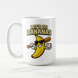 Lets Go Banana Retro Boys Kids Men Youth Teen, let Coffee Mug