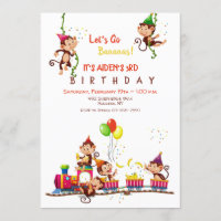 Let's Go Bananas Birthday Party