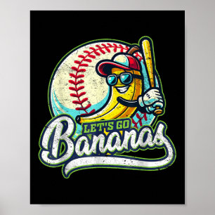 Lets Go Bananas Costume Mens Womens Kids  Poster