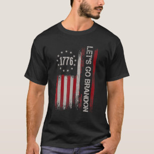 Lets Go Bandon Brandon USA Flag T-Shirt