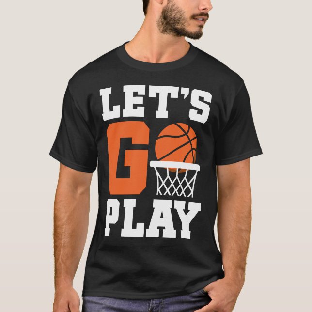Let's Go Basketball Tee (Front)