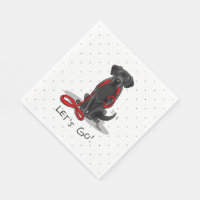 Let's Go! Black Labrador Retriever - Cute Dog