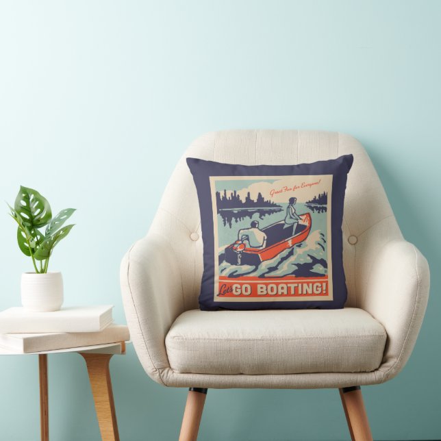 Let's Go Boating Cushion (Chair)