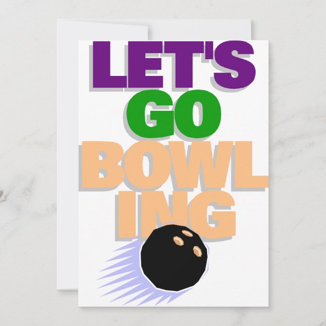 Let's go bowling (Front)