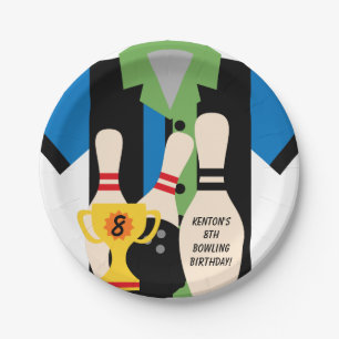 Let's Go Bowling Birthday Paper Plates