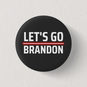 let's go brandon 3 cm round badge