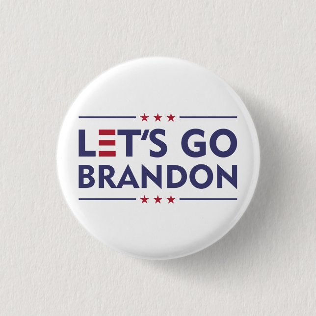 Let's Go Brandon 3 Cm Round Badge (Front)