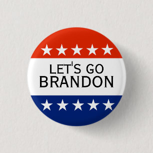 Let's Go Brandon 3 Cm Round Badge