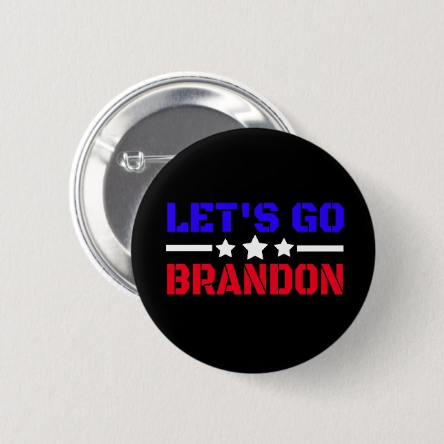 Let's Go Brandon    6 Cm Round Badge (Front & Back)