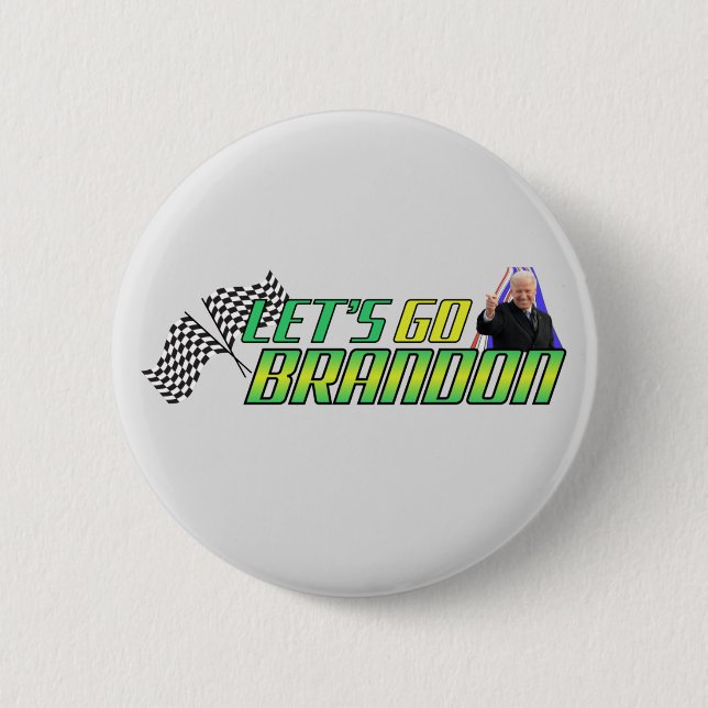 Let's Go Brandon 6 Cm Round Badge (Front)