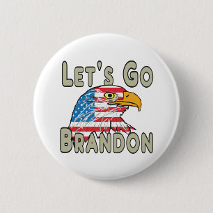 Let's Go Brandon 6 Cm Round Badge