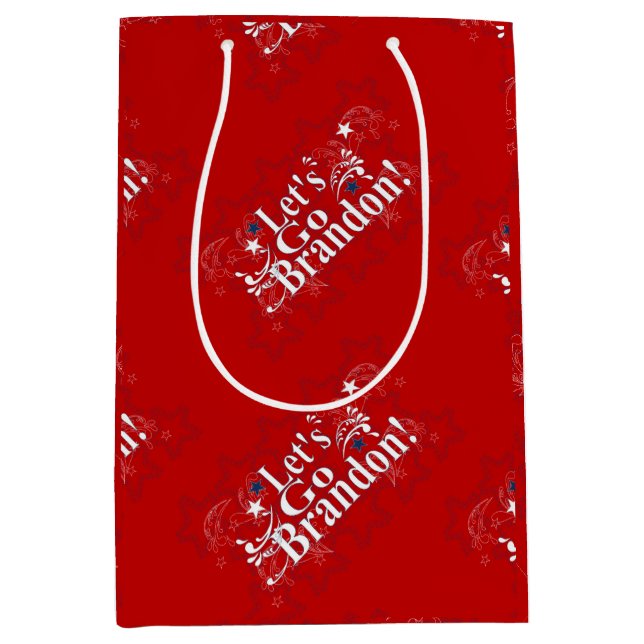 Let's Go Brandon Bandanna Gift Bag (Front)