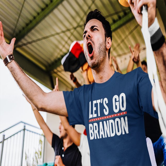 LET'S GO BRANDON Banner  Funny Anti Joe Biden T-Shirt (Creator Uploaded)