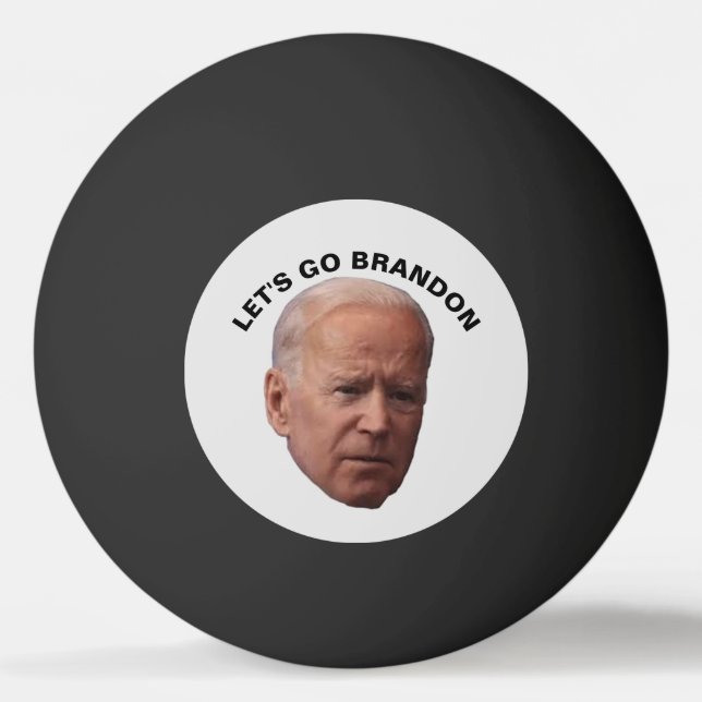LET'S GO BRANDON BIDEN PING PONG BALLS (Front)