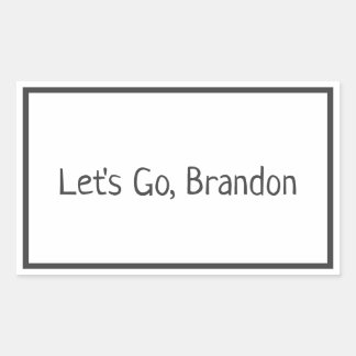 Let's Go, Brandon Biden Rectangular Sticker