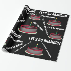 LET'S GO BRANDON BIRTHDAY Wrapping Paper